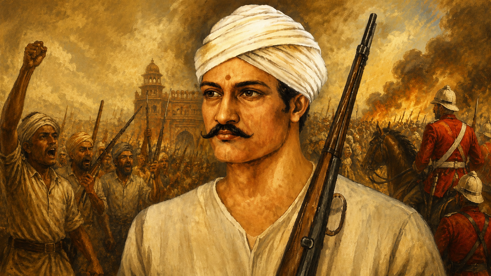 মঙ্গল পাণ্ডে; সিপাহী বিপ্লবের সূচনা হয়েছিল যার হাত ধরে