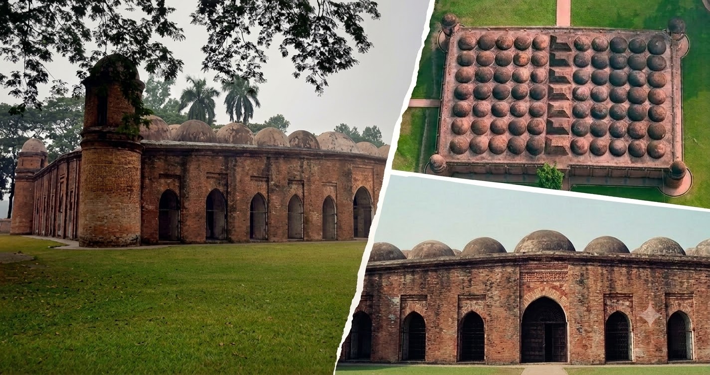 ষাটগম্বুজ মসজিদের স্থাপত্যশৈলী